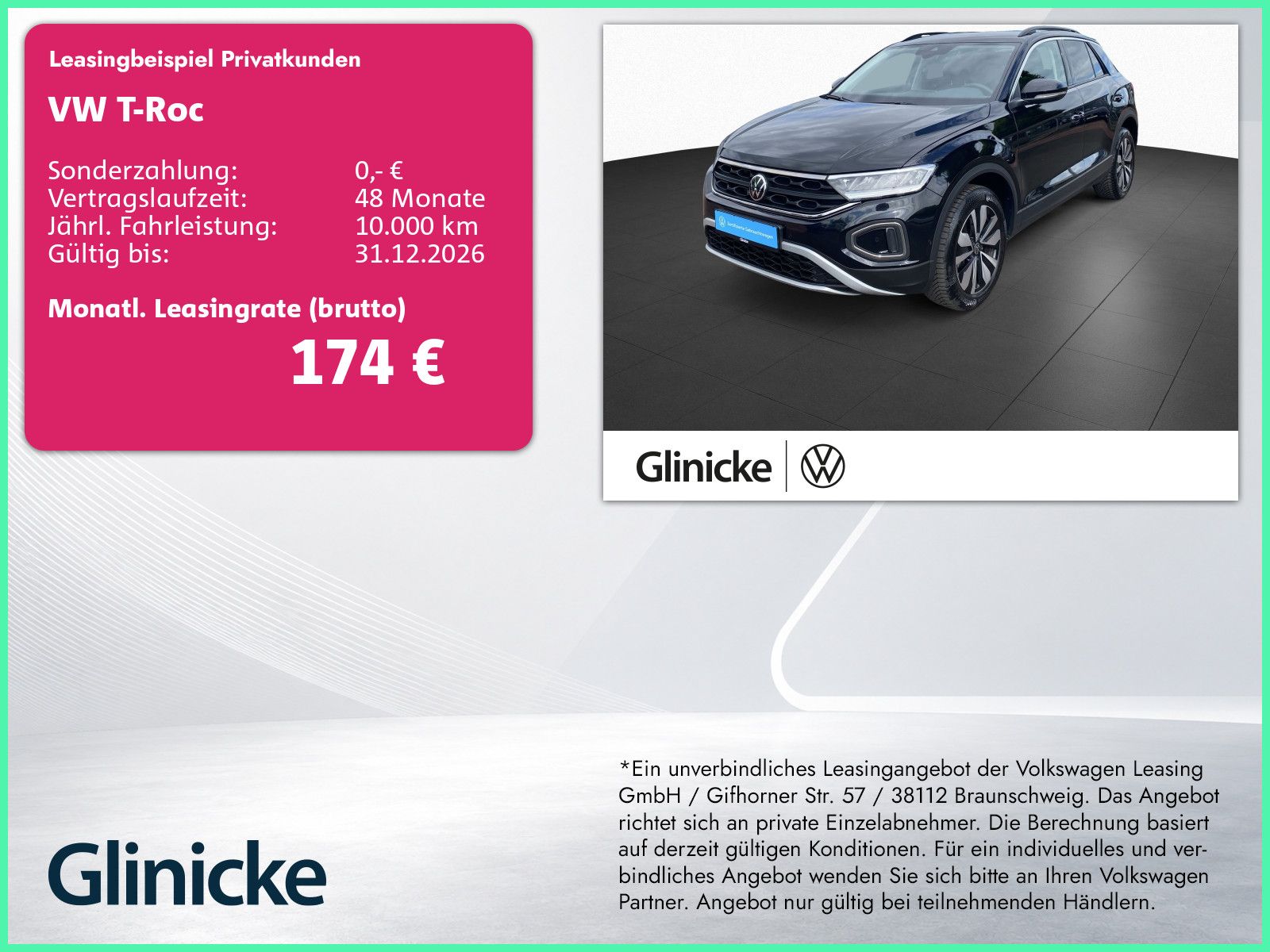 Volkswagen T-Roc 1.0 TSI Goal Navi LED ACC Sitzh. App-Con.