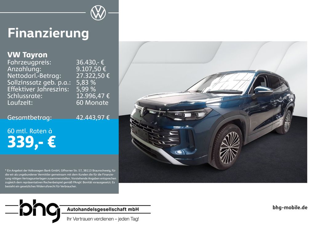 Volkswagen Tayron 1.5 eHybrid DSG ELEGANCE