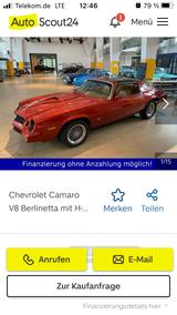 Chevrolet Camaro - Chevrolet Gebrauchtwagen von 1979