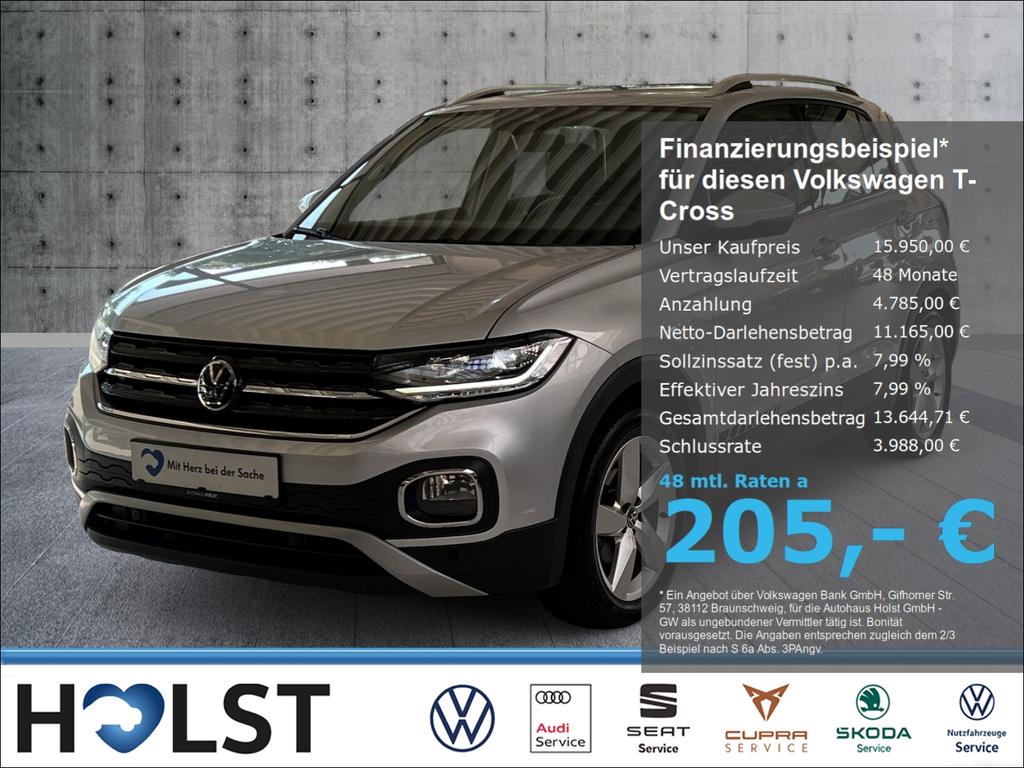 Volkswagen TCross 10TSI DSG Style GJR LED NAVI 2022