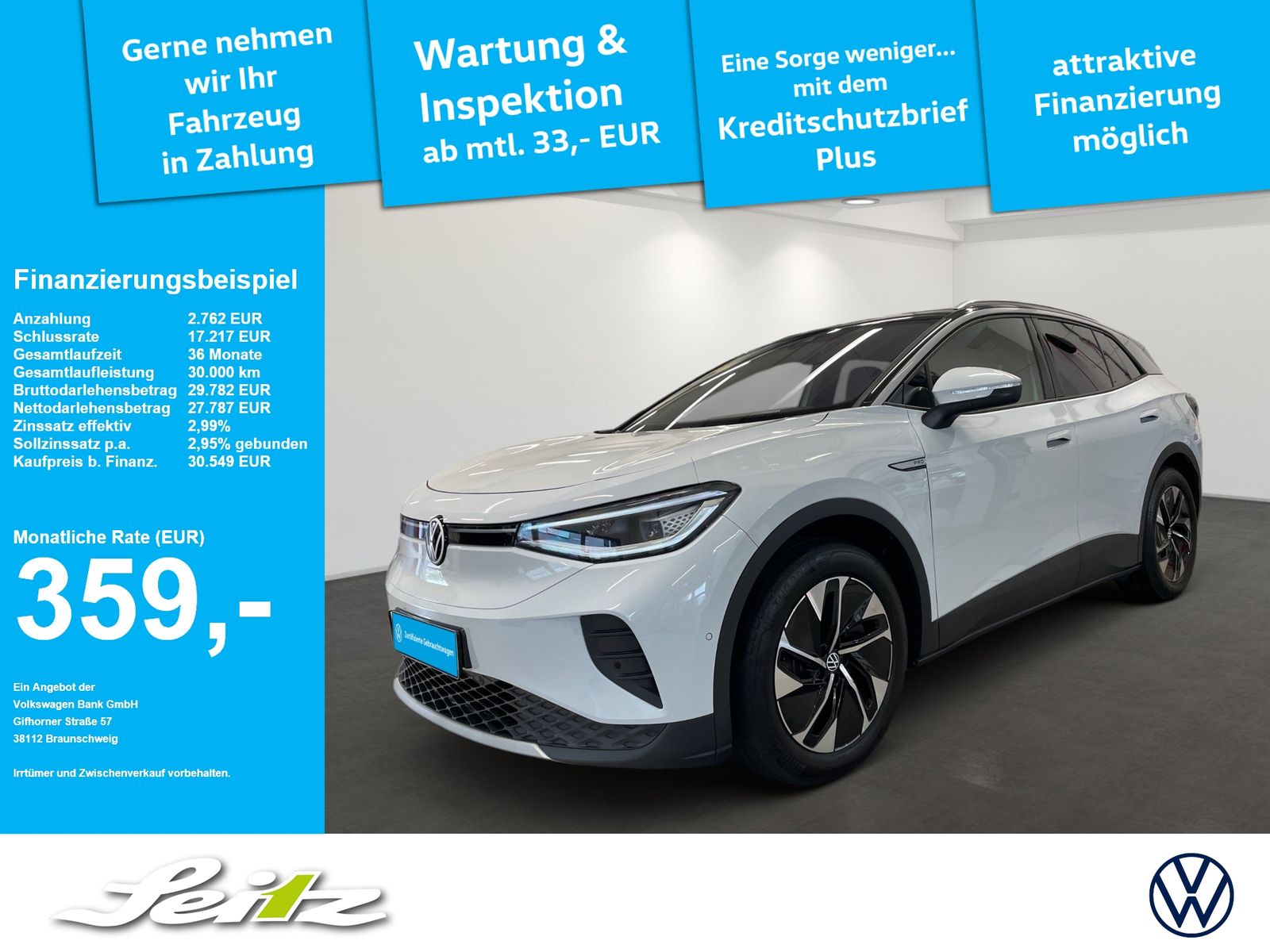 Volkswagen ID.4 Pro Performance *MATRIX*KAMERA*NAVI*SITZHZG