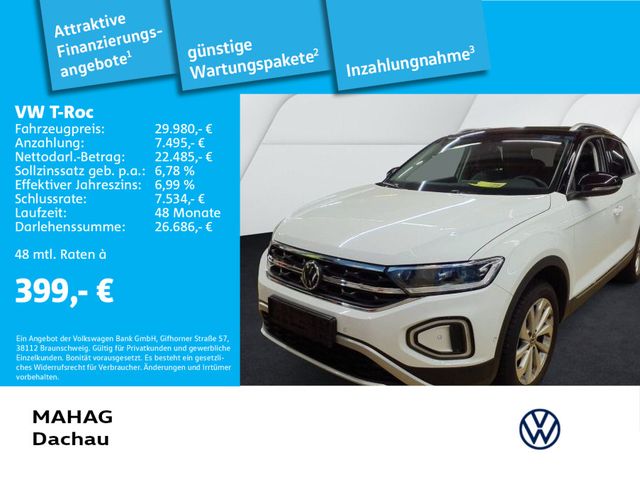 Volkswagen T-ROC 1.5 TSI Style AHK LED+Navi ParkAssist AppC