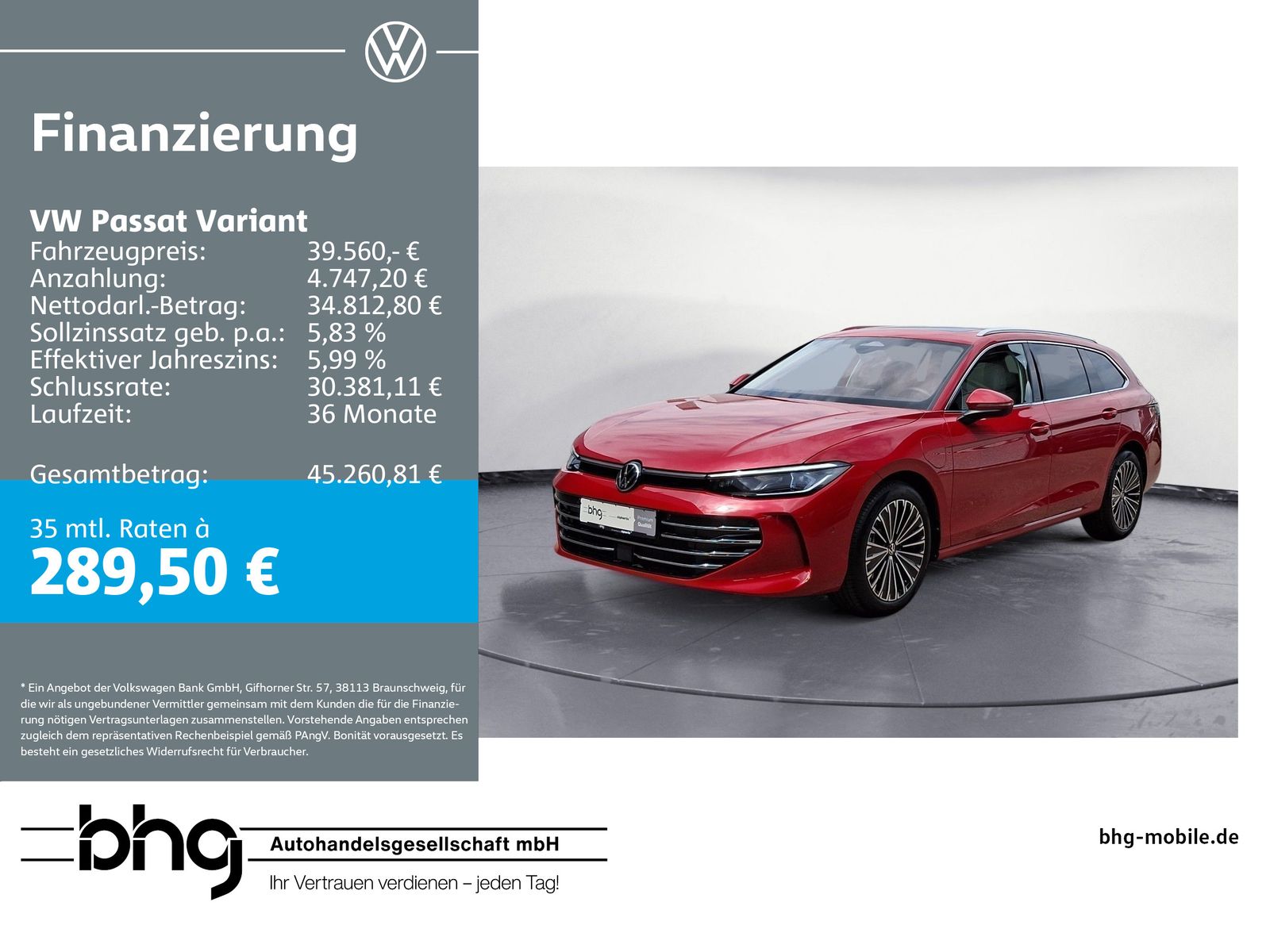 Volkswagen Passat Variant 1,5 eHybrid DSG Elegance Mode3 AH