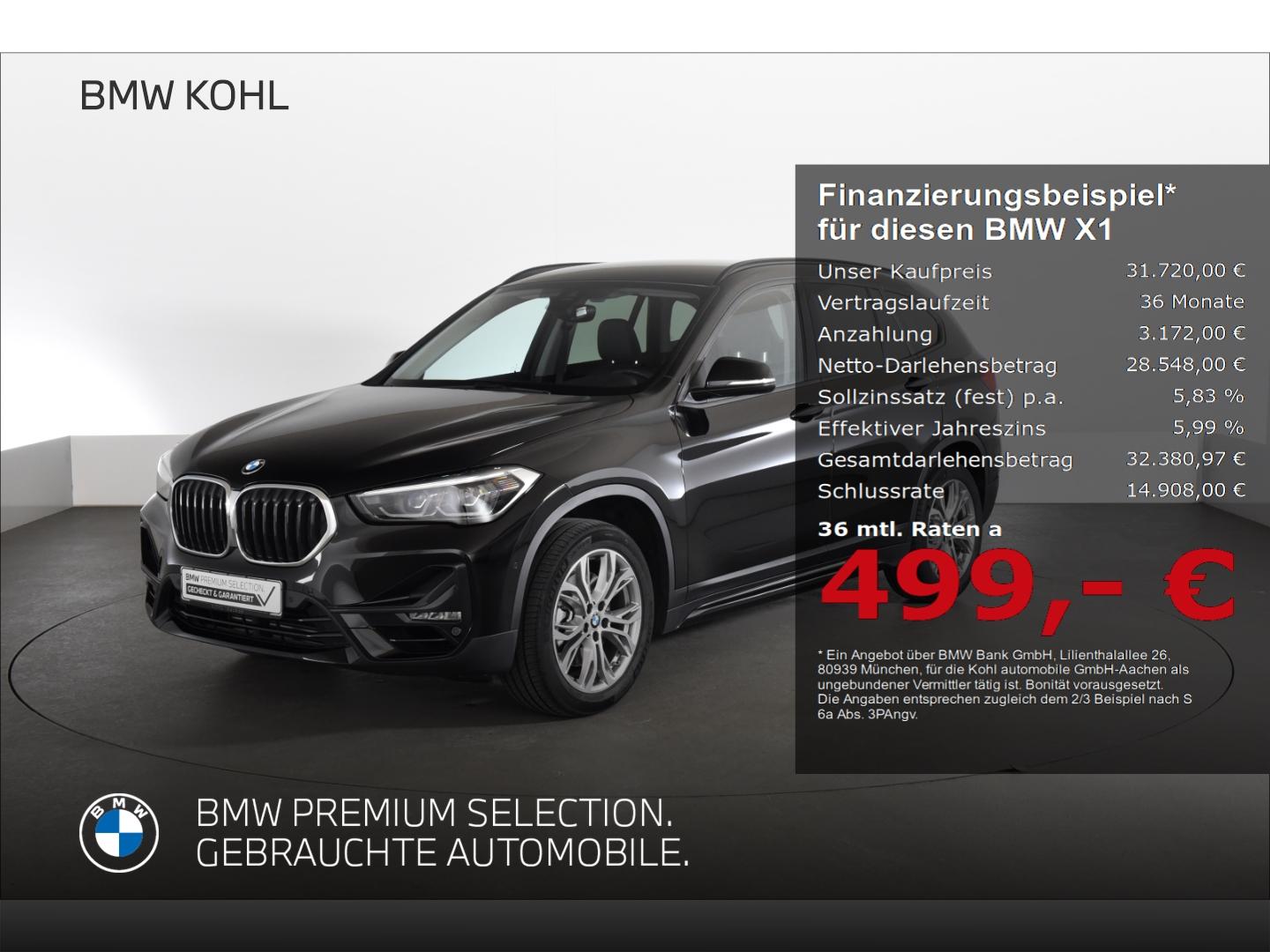 BMW X1 xDrive 20 i Sport Line Navigation Sonnenschut