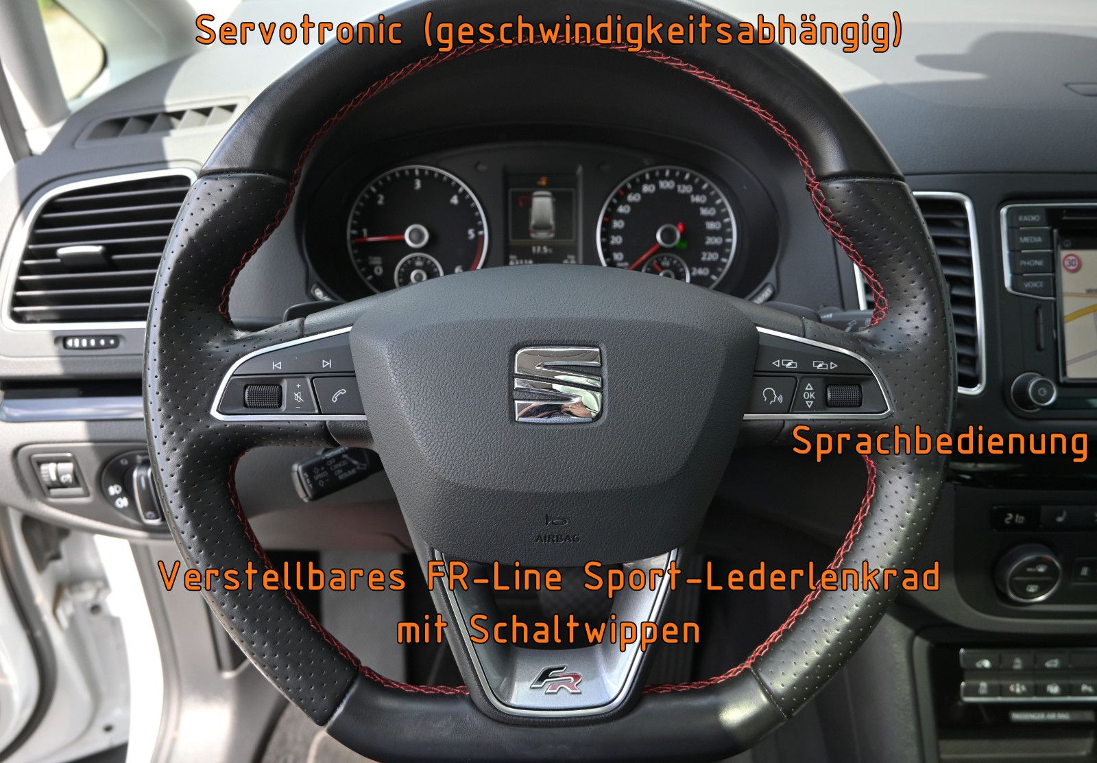 Fahrzeugabbildung SEAT Alhambra 2.0 TDI S&S FR-Line DSG °AHK°DCC°STHZ°