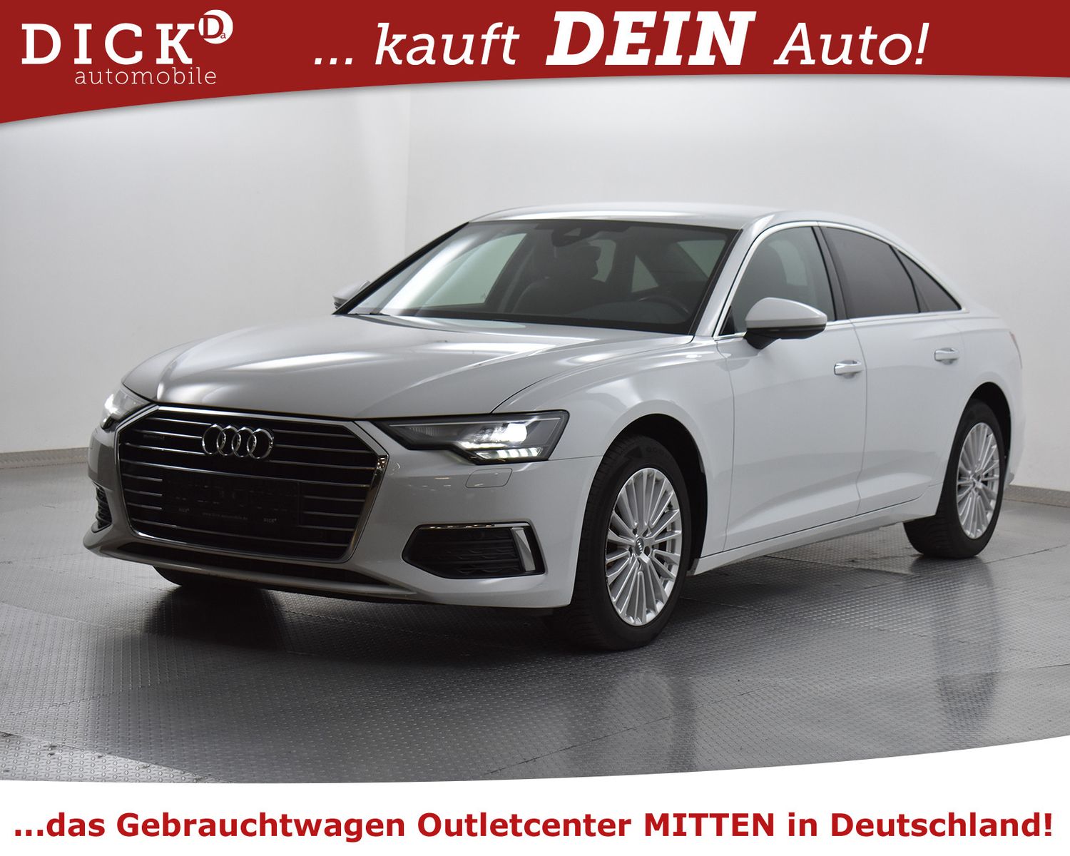 AUDI A6 45d Quatt design NAVI+LEDER+SHZ+LED+TEMP+18" - Image 2