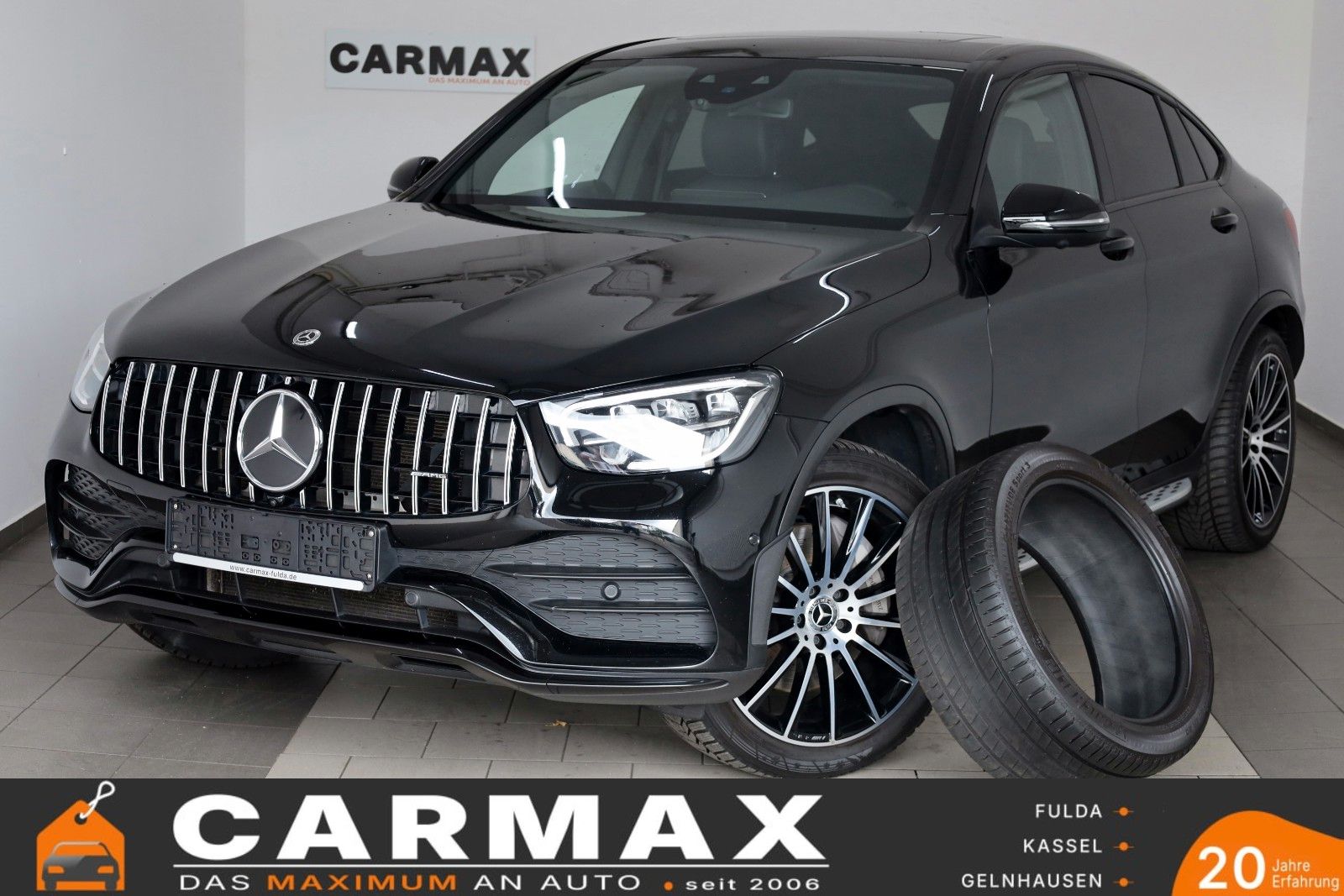 Fahrzeugabbildung Mercedes-Benz GLC 400d Coupe 4M,AMG line,Night-Pak,360°,SD,AHK