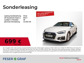Audi Leasingangebot: Audi A5 Cabriolet 40TFSI qu. S line Matrix/B&O/Navi+/