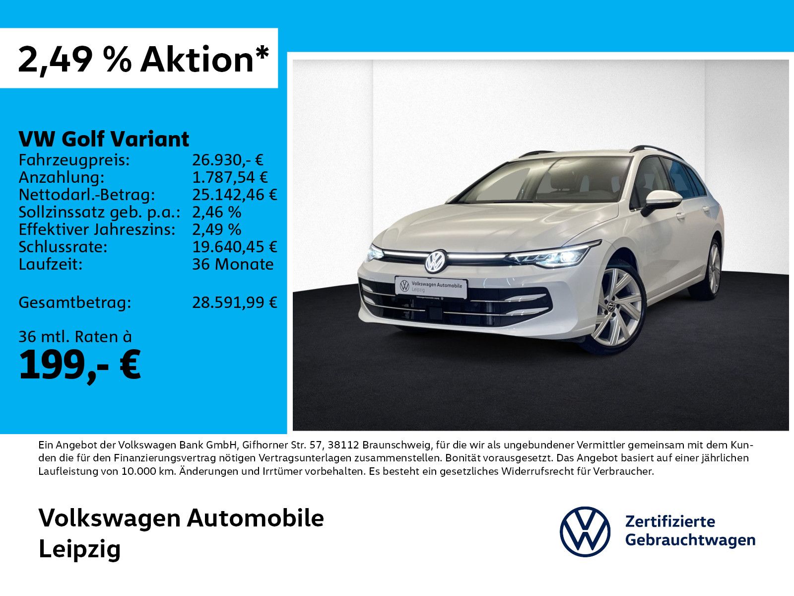 Volkswagen Golf VIII Variant Style 1.5 TSI Navi ACC LED foto 1