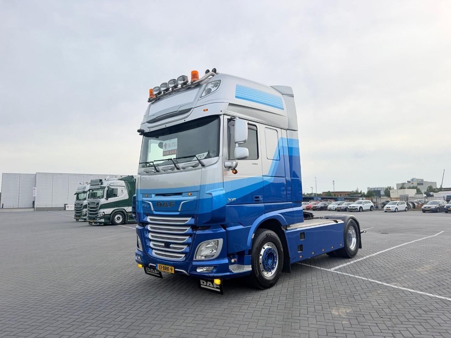 DAF XF 480 FT 9t front axle, hydrauliek, stand airco