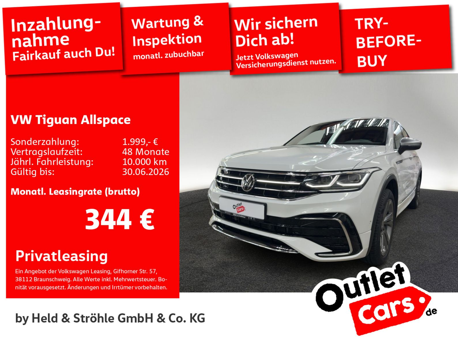 Volkswagen Tiguan Allspace R-LINE 2.0 TDI DSG 4M AHK MATRIX