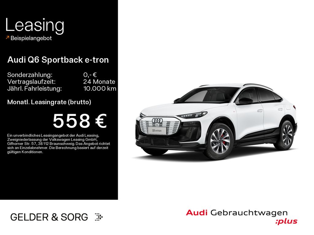 Audi Q6 Sportback e-tron qu.S line 626km/WLTP*B&O*Air