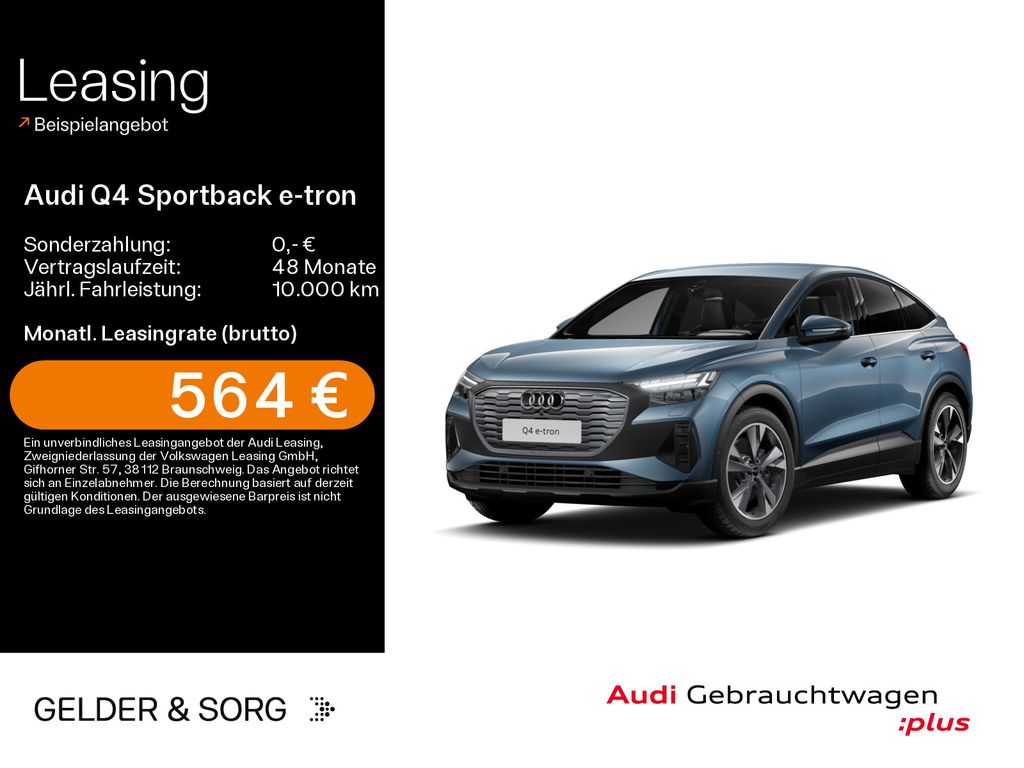 Audi Q4 Sportback 45 e-tron qu. S line 513km/WLTP*HuD