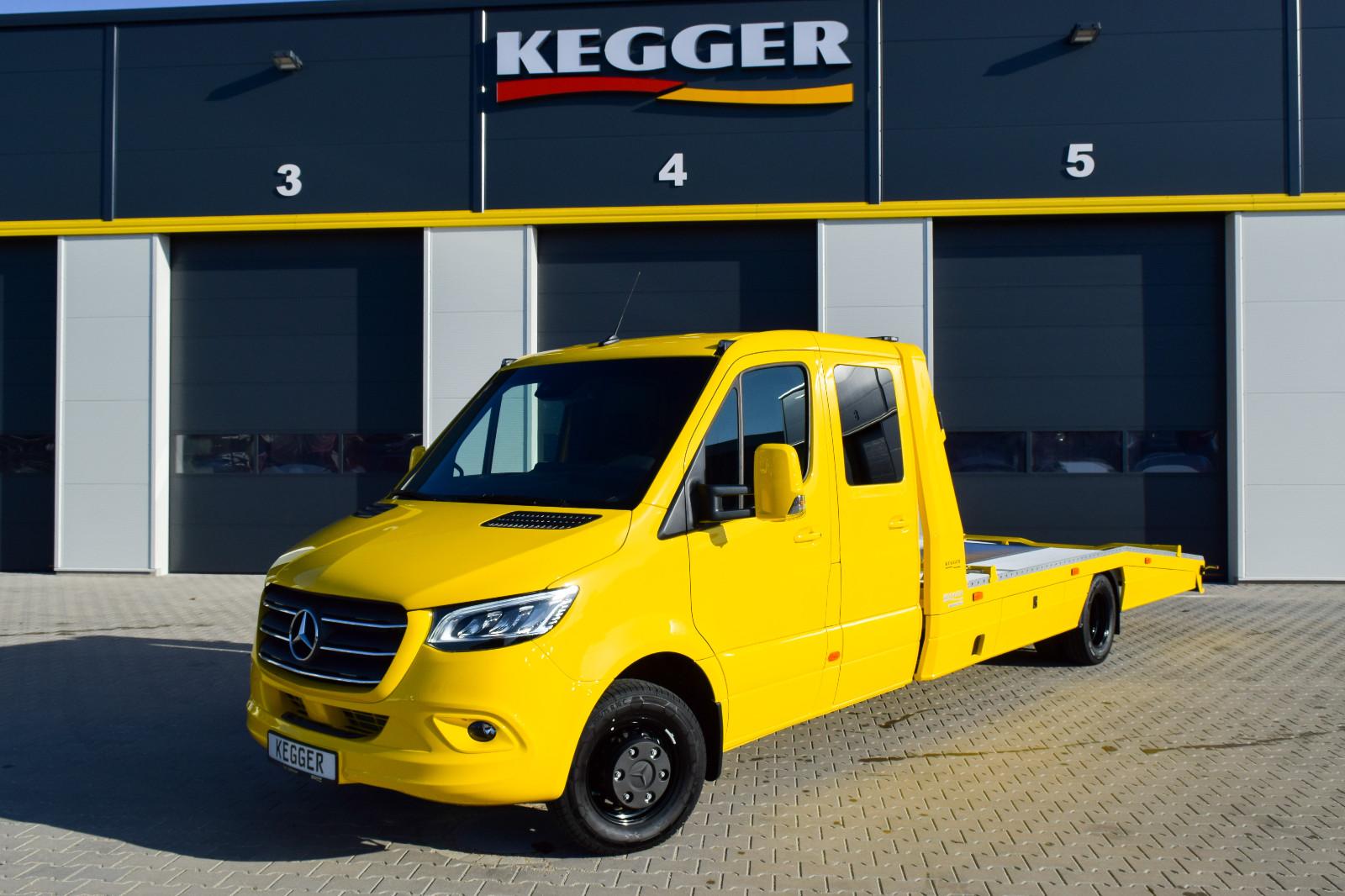 Mercedes-Benz Sprinter 519 DoKa 5,5t Zuggesamt 9t Voll KEGGER