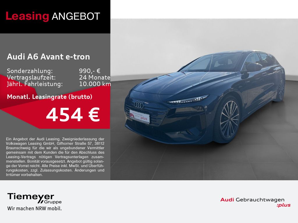 Abbildung Leasingangebot Audi A6 Avant e-tron PERFORMANCE UPE102 LM20 PANO BuO