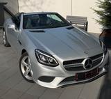 Mercedes-Benz SLC 200 *TOP*9-Gang*Orig.62t km*Airscarf*LED*Nav - Mercedes-Benz SLC-Class: Silber
