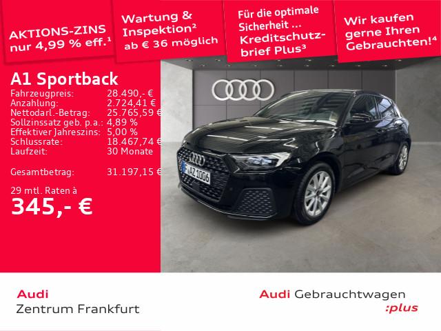 Audi A1 Sportback 35 TFSI S tronic LED DAB VC PDC Sit