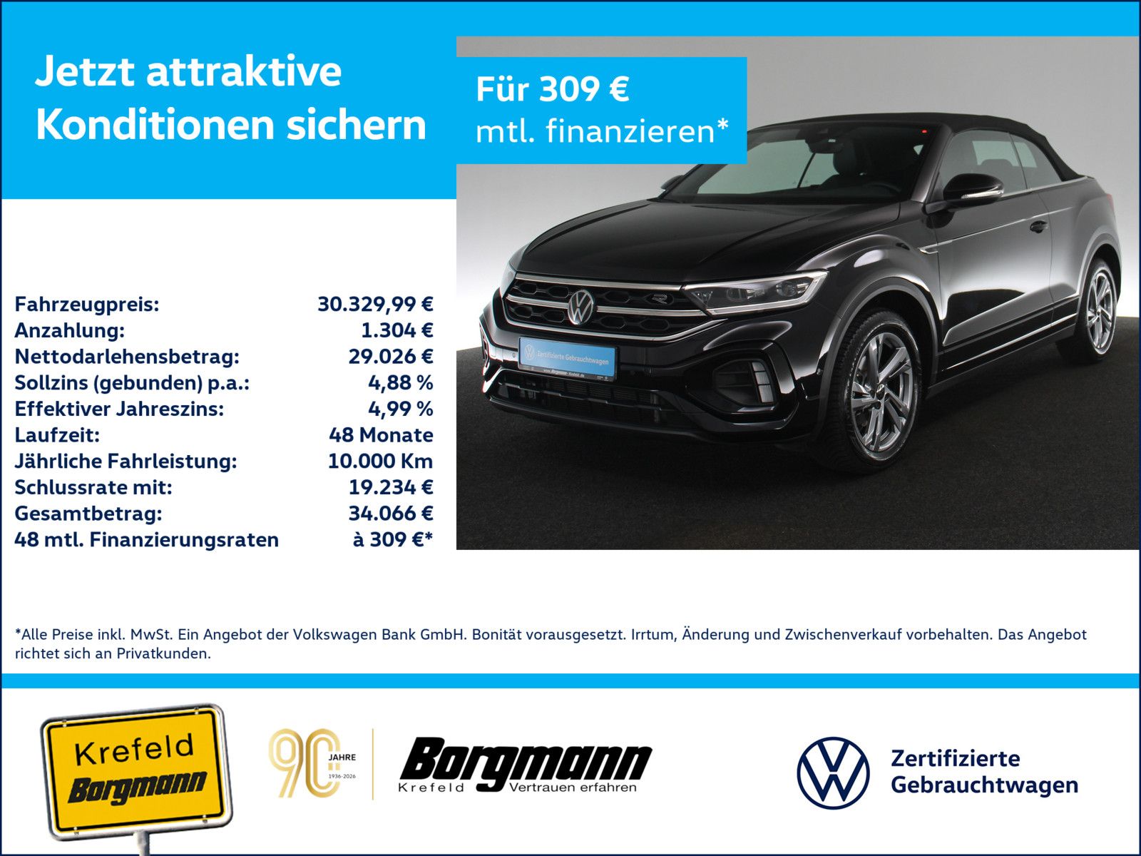 Volkswagen T-Roc Cabriolet 1.5 TSI R-Line AHK LED ACC NAVI foto 1