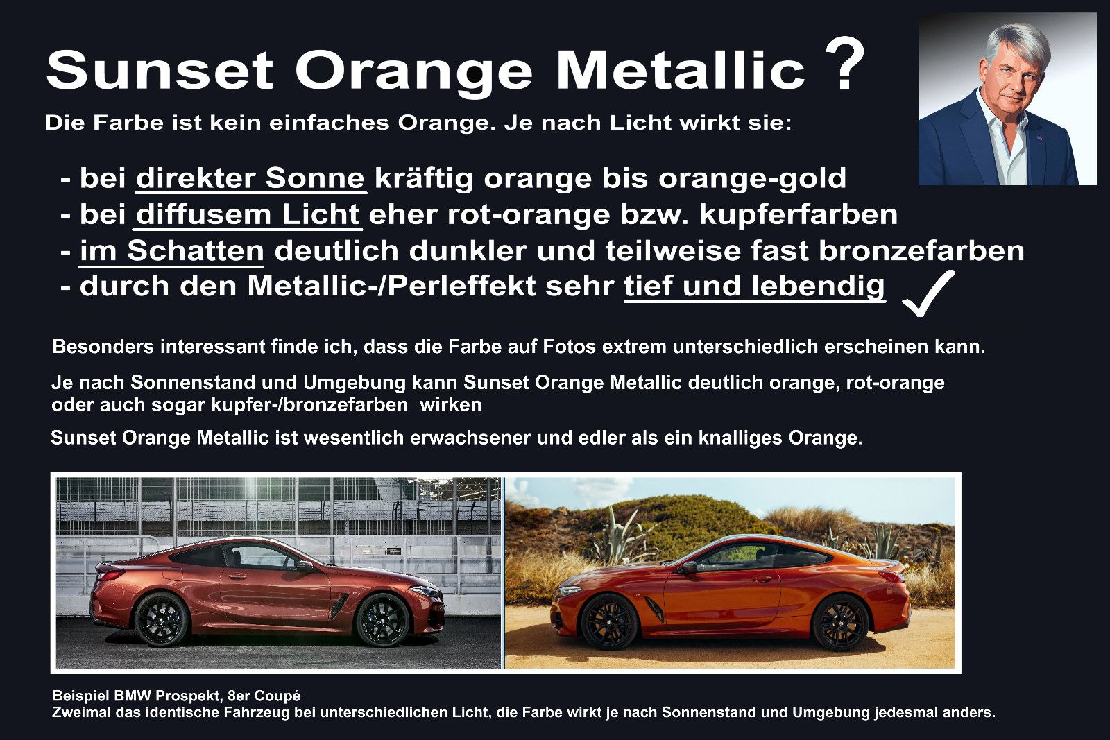 BMW 840i Cabrio SUNSET ORANGE (erst 44.900 KM) foto 3