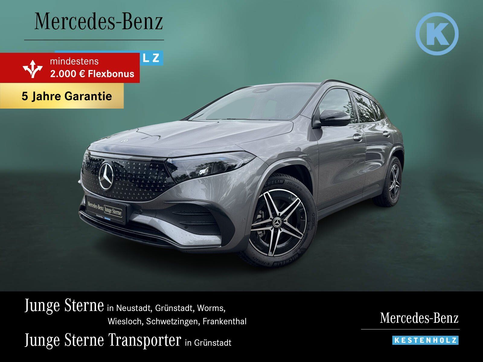 Mercedes-Benz EQA 300 4M AMG*KAMERA*AHK*DISTRONIC*SHZ*LHZ*KEYL