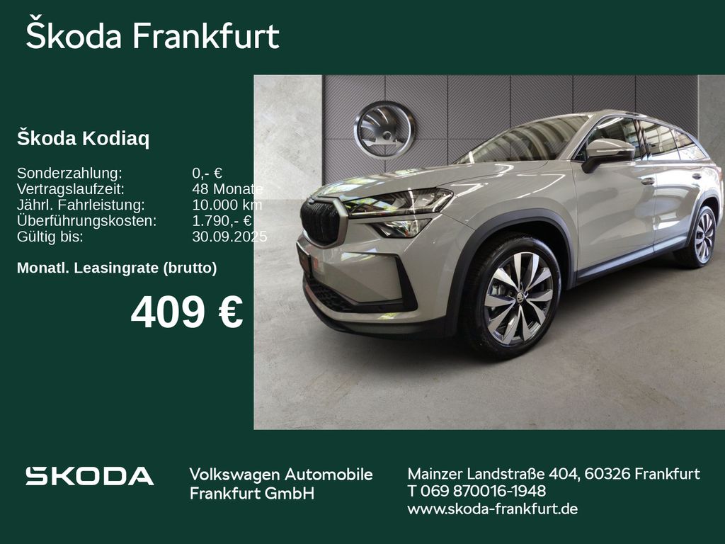Kodiaq Selection 1,5 TSI DSG 7 Sitze 19"