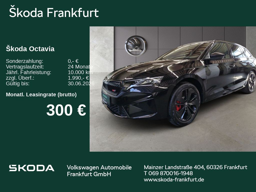 Skoda Octavia Combi RS 2,0 TSI DSG AHK/ 360°Kamera/ Be