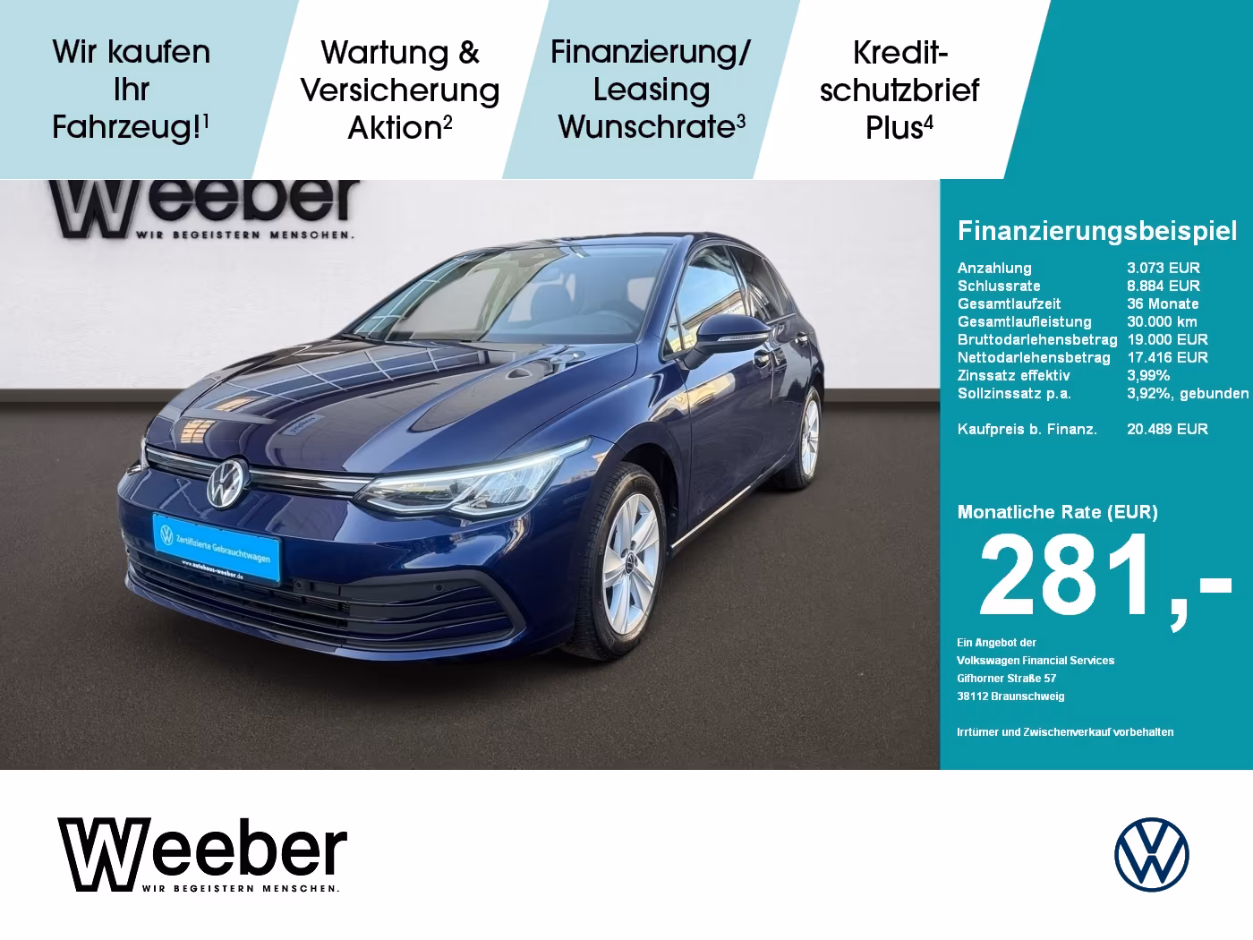 Volkswagen Golf Life * KAMERA*NAVI*LED*ACC*APP CONNECT *