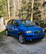 Audi A2 1.4 Colour Storm blau AHK Sitzheizung - Audi 80: B1