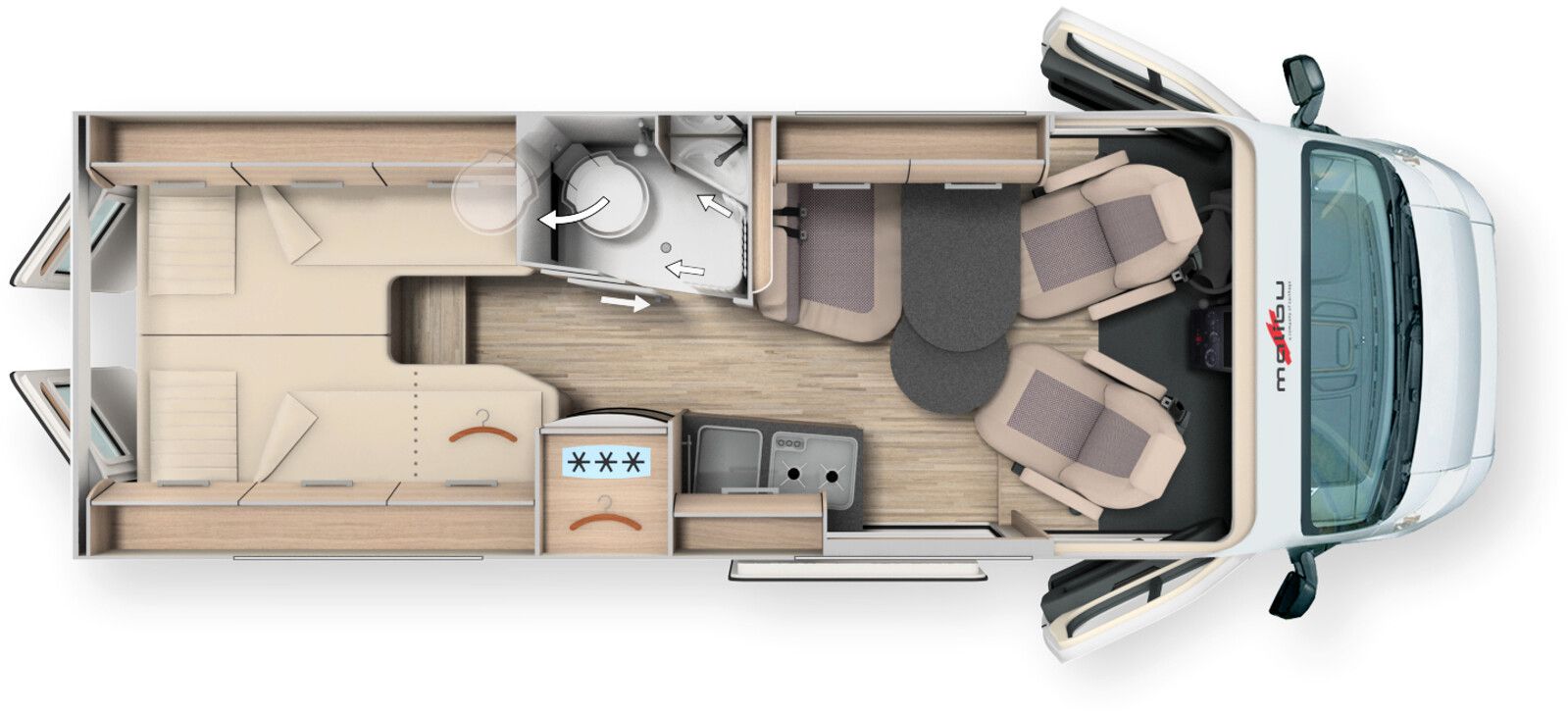 Fahrzeugabbildung Malibu Van comfort 640 LE R1-1