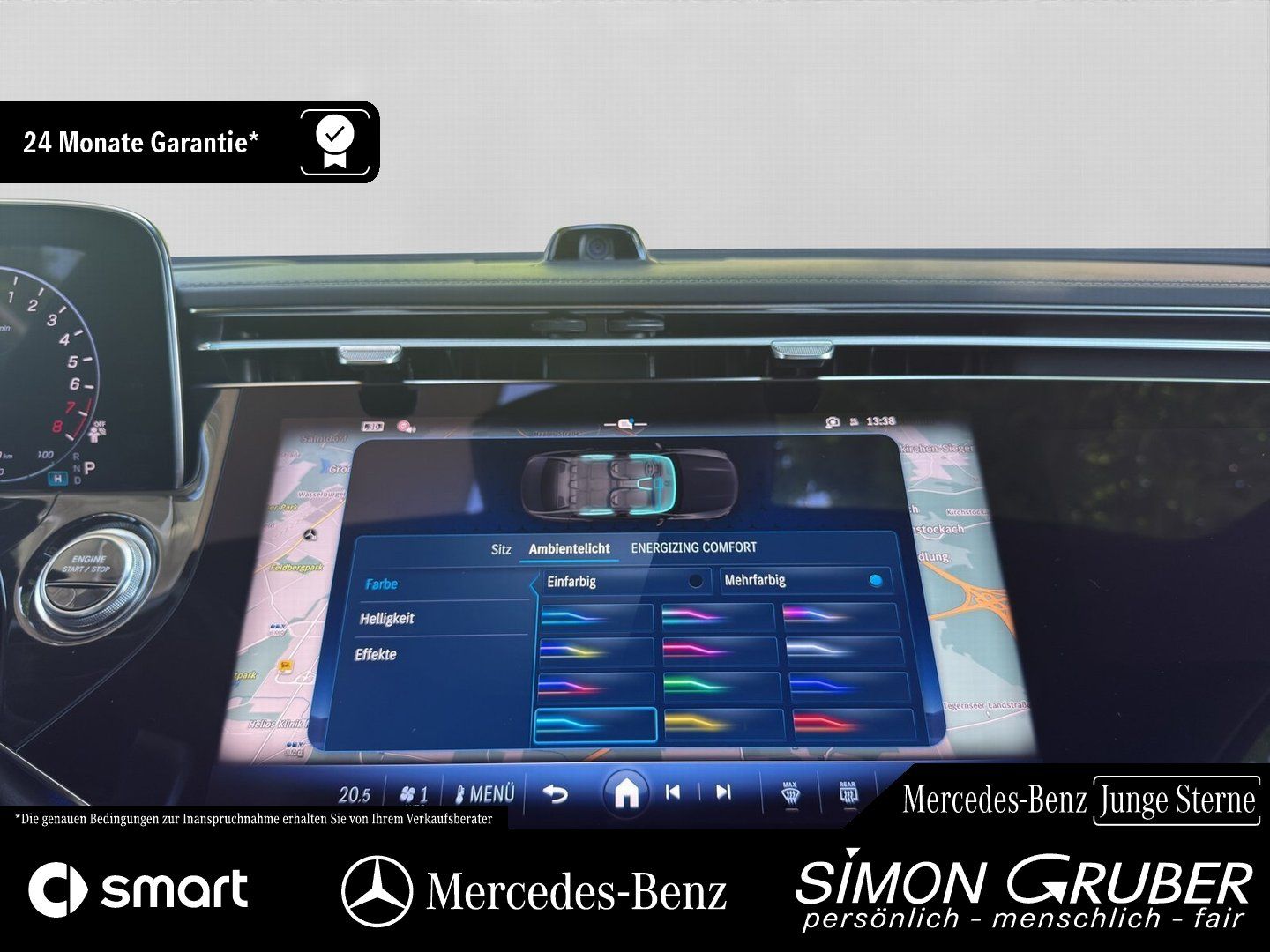 Fahrzeugabbildung Mercedes-Benz E 300 e AMG Pano Superscreen Sitzklima HUD Burm