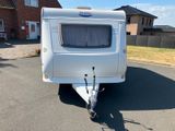 Hobby Exzellent 440SF Festbett mit Vorzelt  - Hobby 440 sf