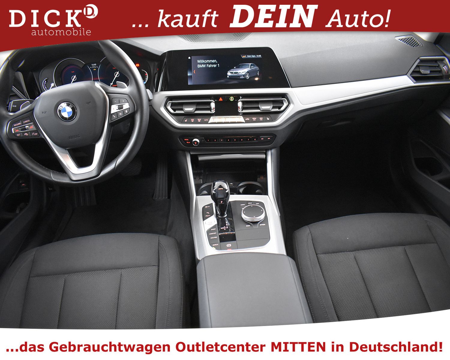 BMW 320i Aut. Advant NAVI+LED+SHZ+HEAD+TEMP+ACC+LC+M - Image 8