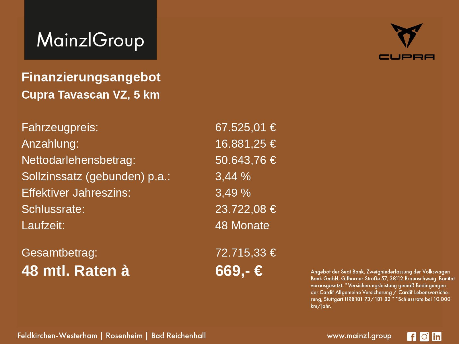 Cupra Tavascan VZ 4Drive 250 kW (340 PS) 77 kWh imagem 3