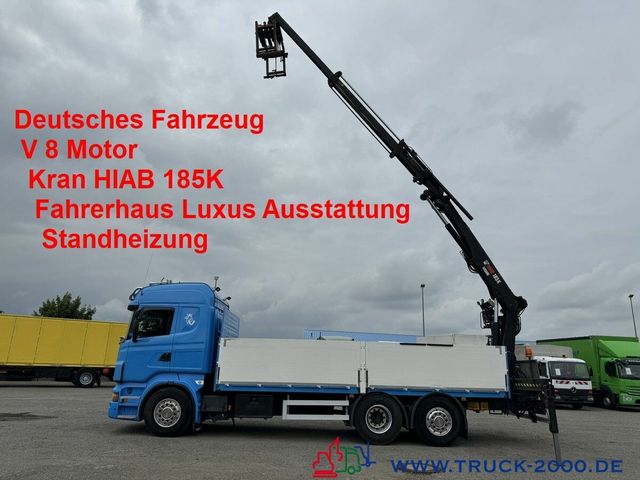 Scania R 560 V8 Kran HIAB 185K TOP Zustand Standheizung