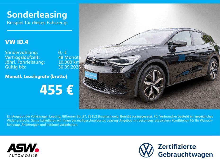 Volkswagen ID.4 GTX 4M LED Navi RFK PANO ACC SHZ AHK Wäpu