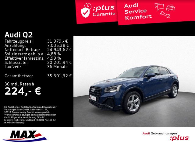Q2 35 TFSI S LINE LED+KAMERA+LEDER+OPTIK+KAMERA+