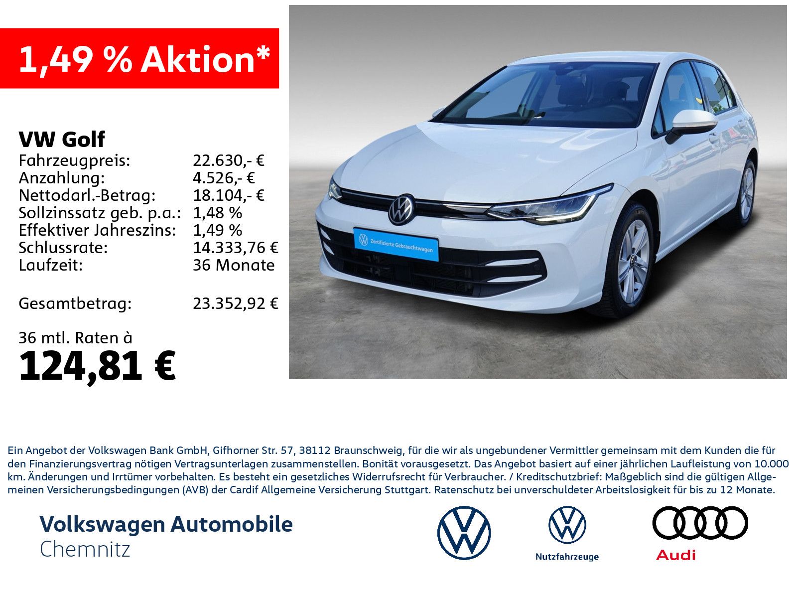 Volkswagen Golf VIII 1.5 TSI Life LED Sitzheizung foto 2