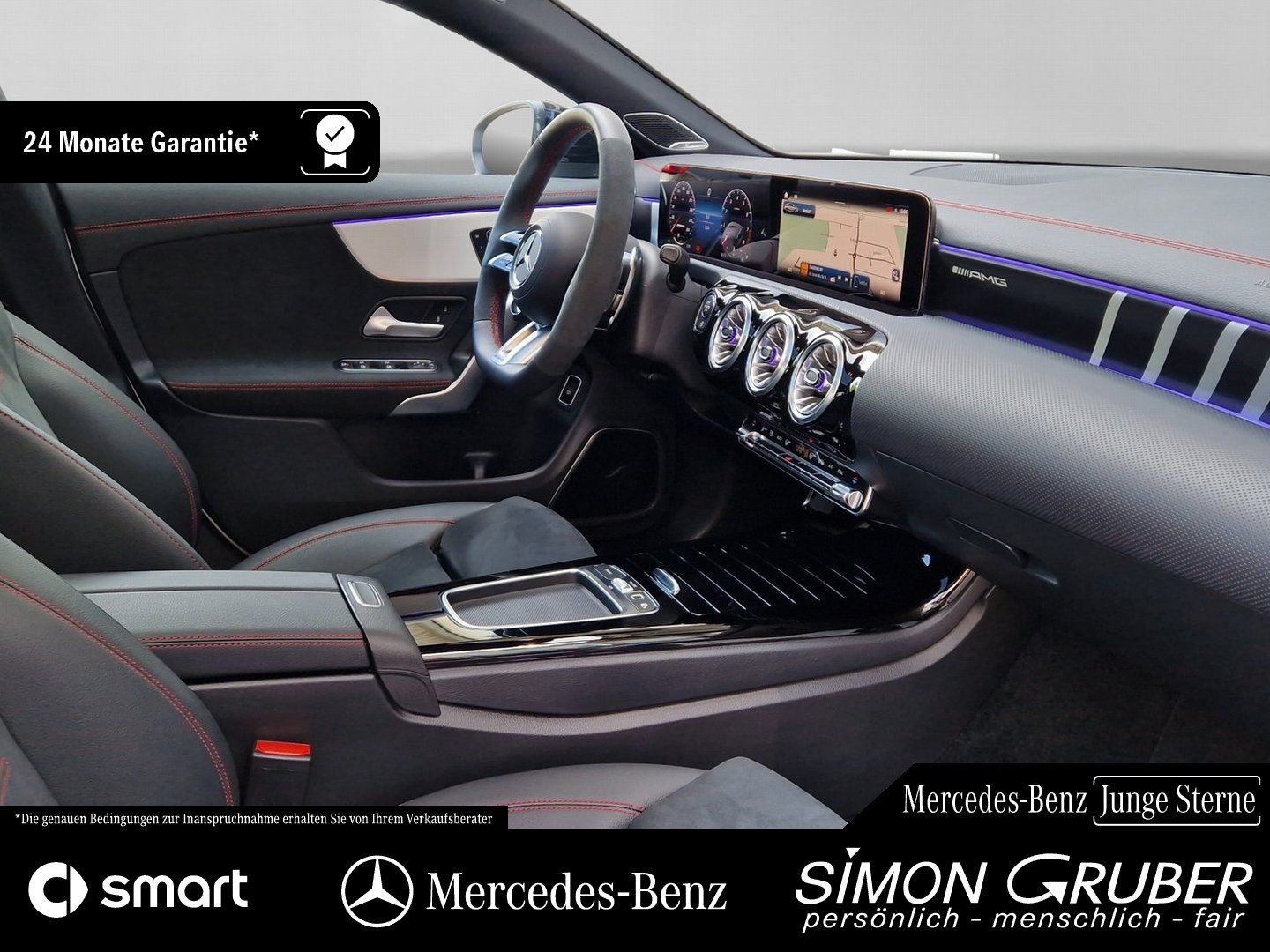 Fahrzeugabbildung Mercedes-Benz CLA 45 S 4M AMG Aero Burm Pano MBeam 360 drivers