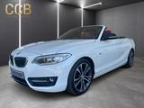 BMW 220 d Cabrio / Leder / Sport / ab 199 € mtl. - BMW: Weiß, Cabrio