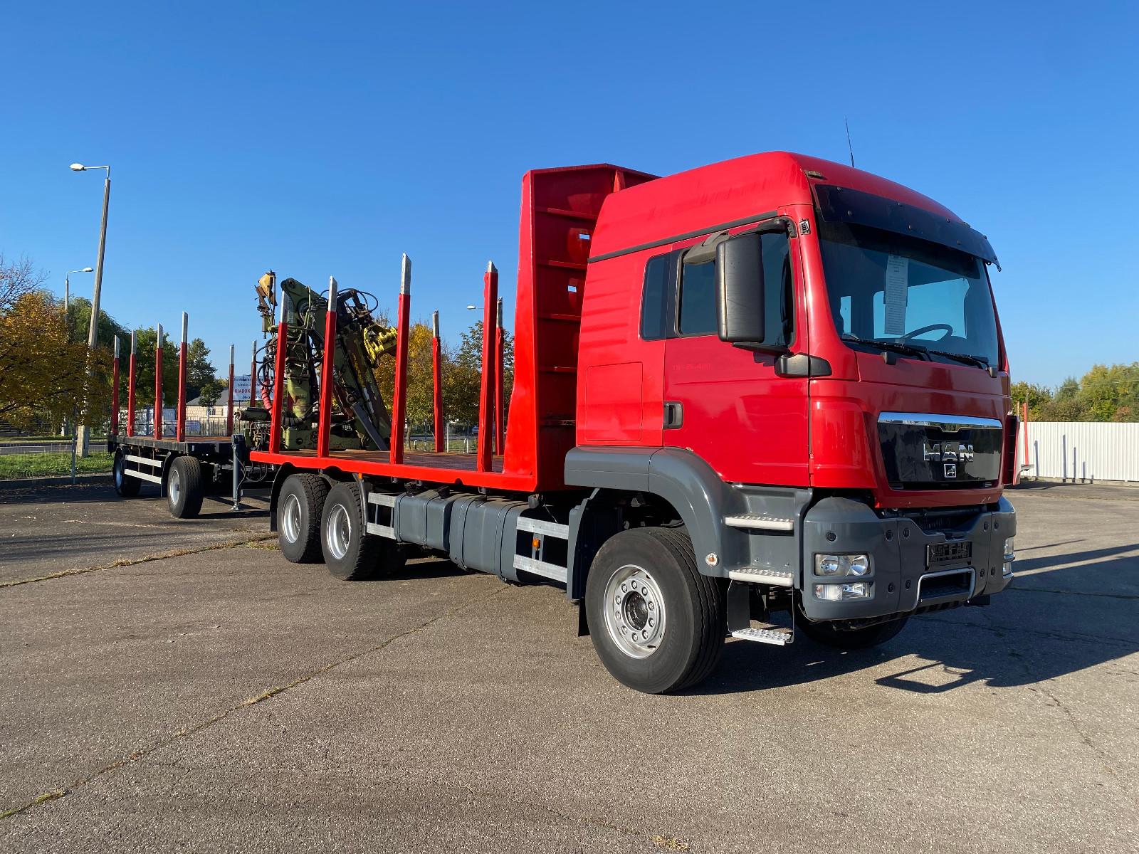 MAN 26.480 6X4/HOLZ KRAN LOGLIFT 105Z/PLATO 6,6M
