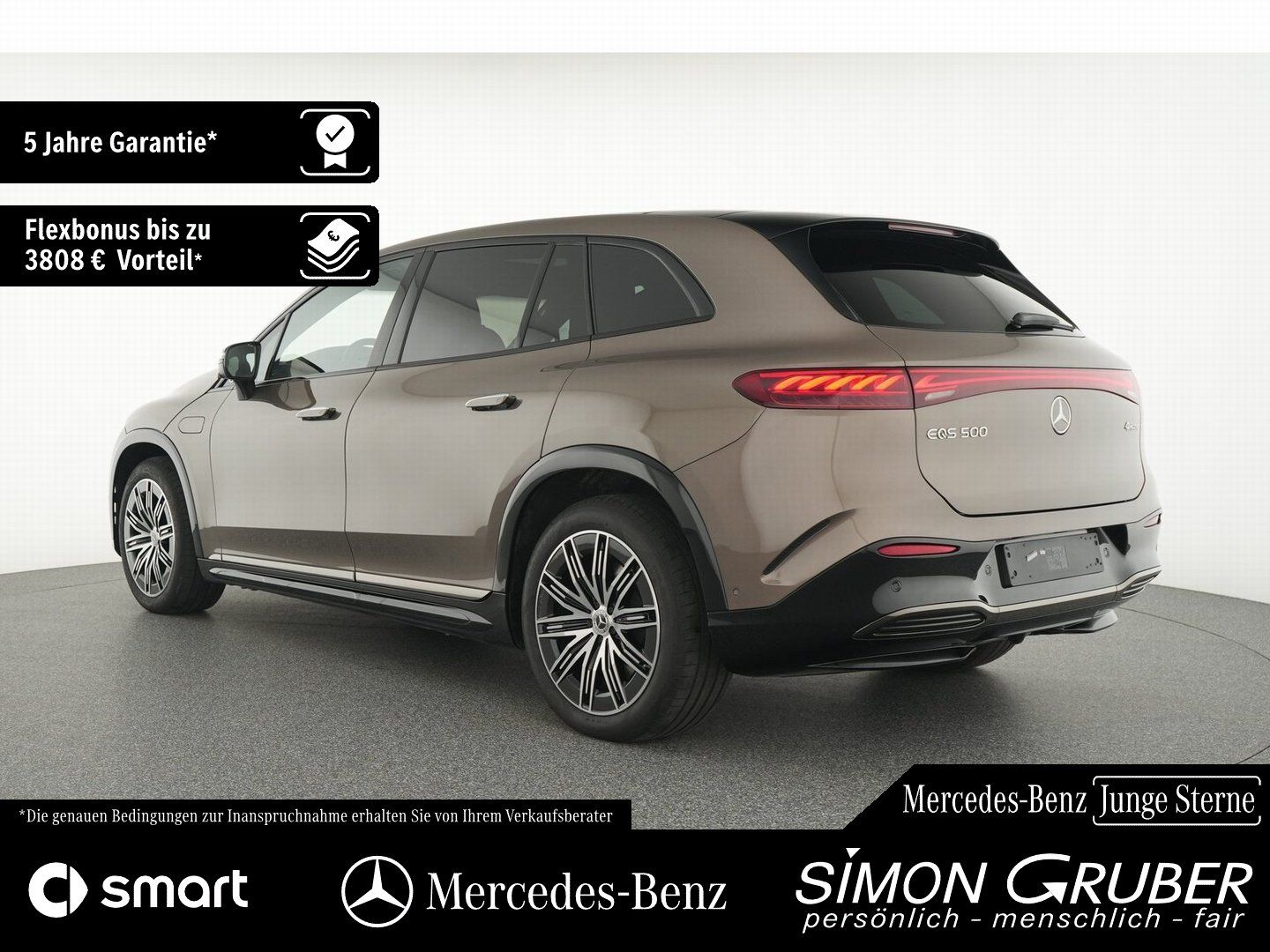 Fahrzeugabbildung Mercedes-Benz EQS 500 4M SUV AMG Sitzklima AHK 7Sitze 118kw