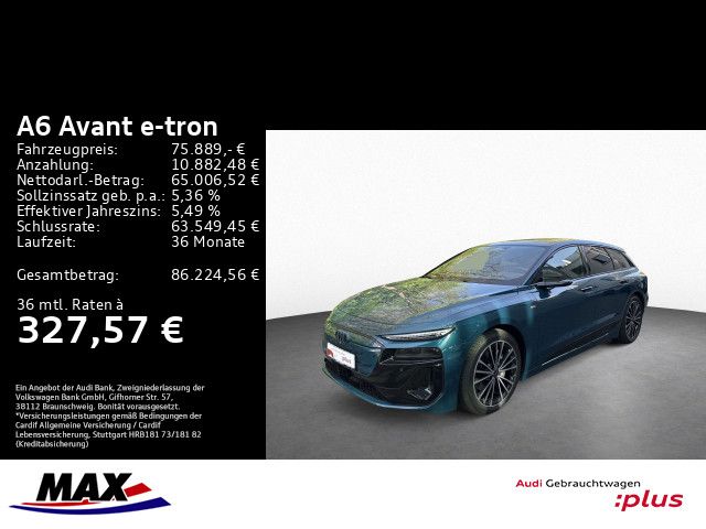 A6 Avant e-tron QUATT S LINE MATRIX+PANO+AHK+B&O