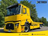 Renault T480 LFB Abschleppwagen Plateau 6-Sitzer Tischer