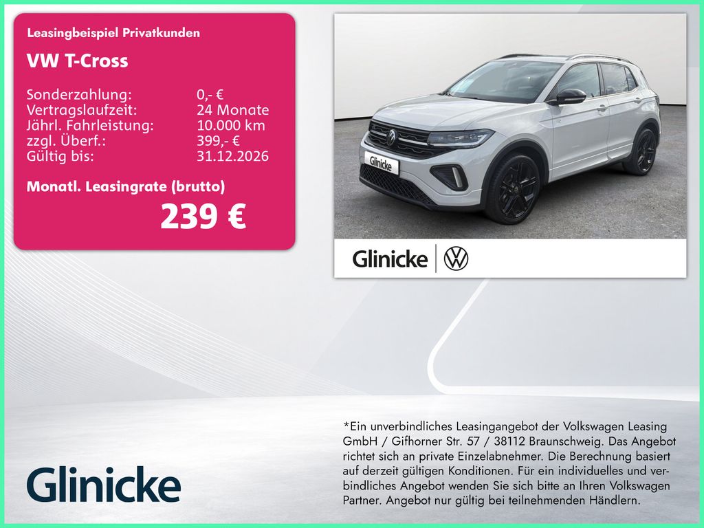 T-Cross 1.0 DSG R-Line Black Style