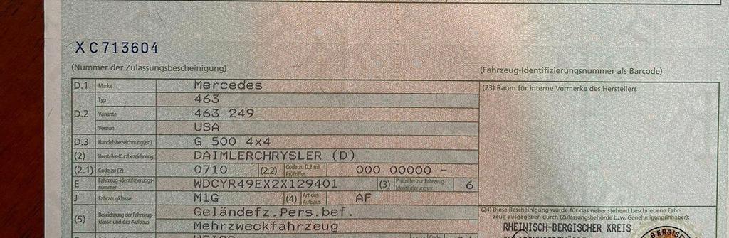 Mercedes-Benz G 500