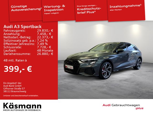 Audi A3 Sportback 45TFSIe S line B&O ACC LED VIRTUAL