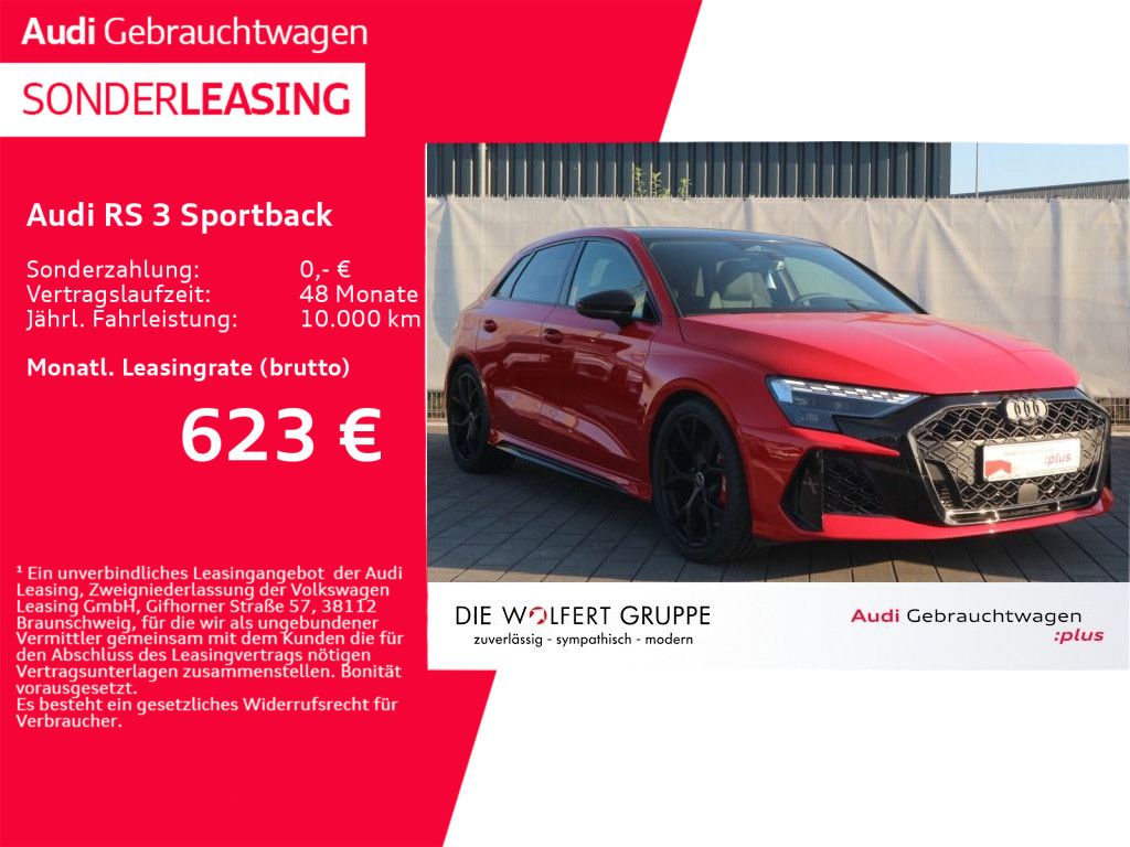 Audi RS 3 Sportback RS-SPORTAGA*280KM/H*PANO*HUD*ACC