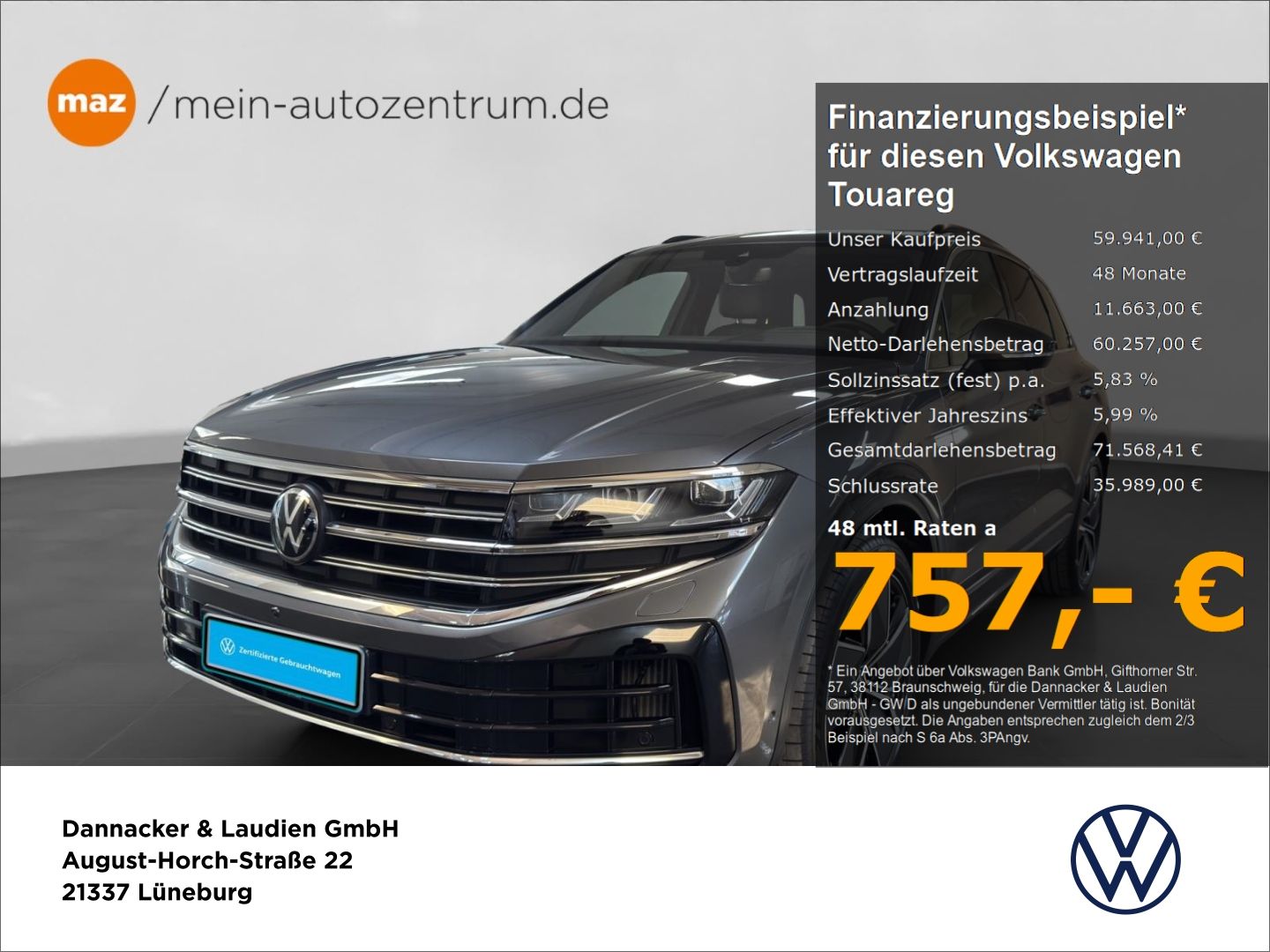 VW Touareg 3.0 TSI eHybrid 4Motion Elegance Alu Mat