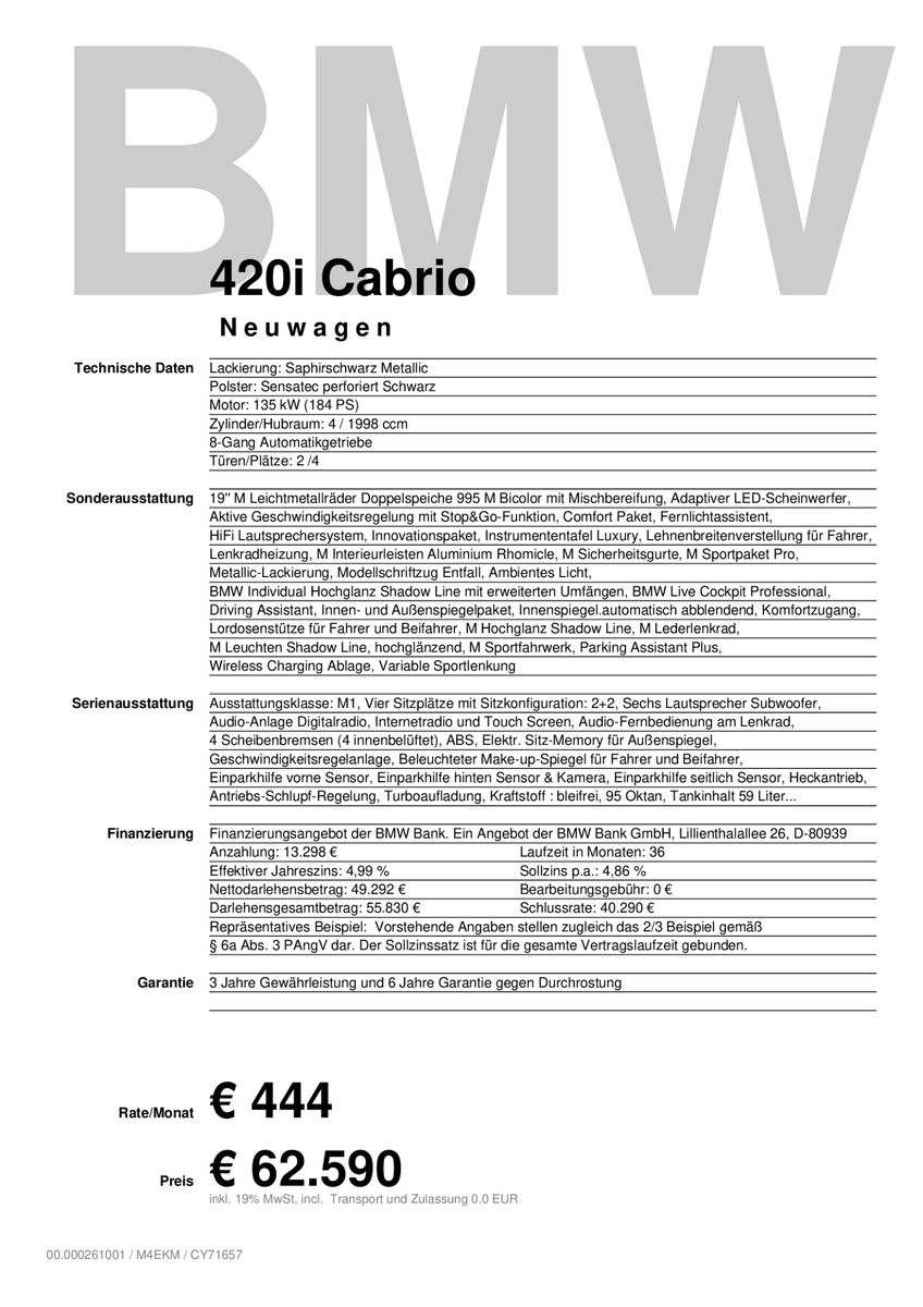 BMW 420 - Bild 4