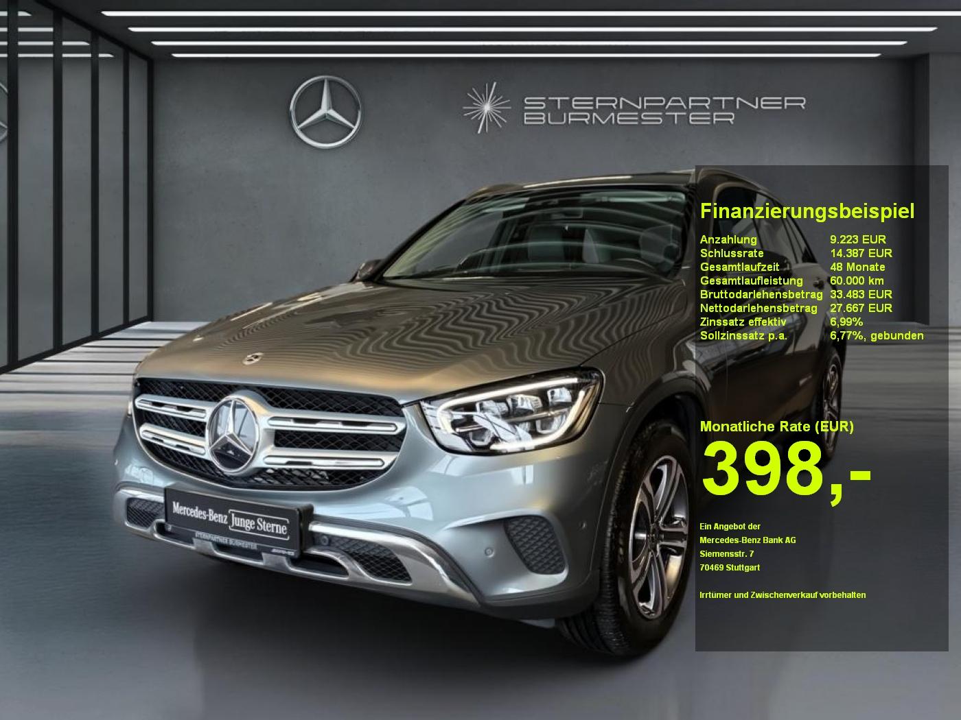 Mercedes-Benz GLC 220 d 4M MBUX+CarPlay+KAMERA+NAVI+AUT+SHZ